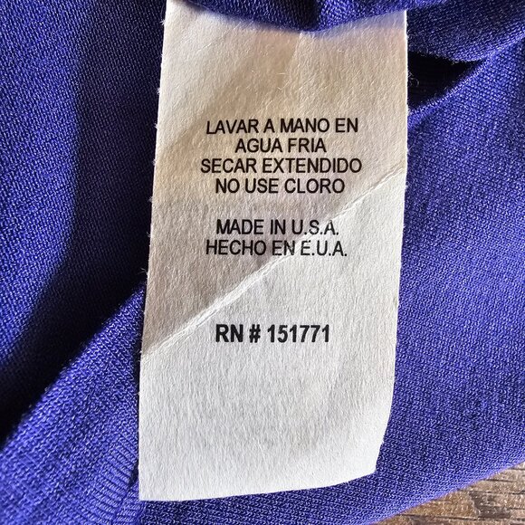 Gilli Kamile Sleeveless A-Line Grecian/Greek Style Dress Royal Blue/Soft Purple - Picture 13 of 13